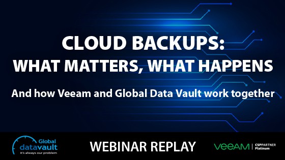 Cloud Backups Webinar Thumbnail - YouTube cloud backup webinar