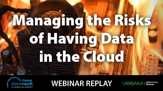 Managing Data Risk Webinar Managing Risk of Data in the Cloud Webinar