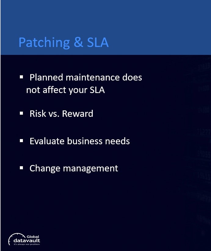 patching and sla