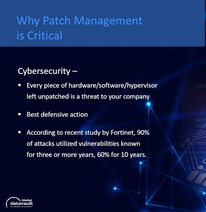 why patching is critical
