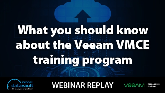 July Webinar Thumbnail Veeam VMCE Certification Webinar