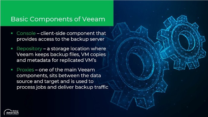 basic components of veeam