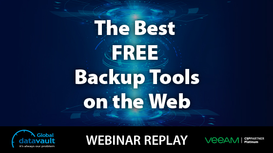 October 2021 Webinar Thumbnail free backup tools